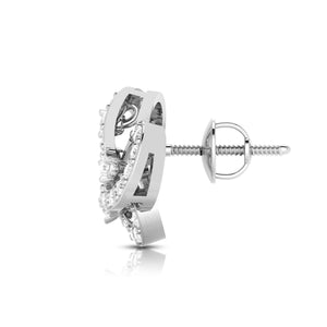 Platinum Earrings with Diamonds for Women JL PT E ST 2016