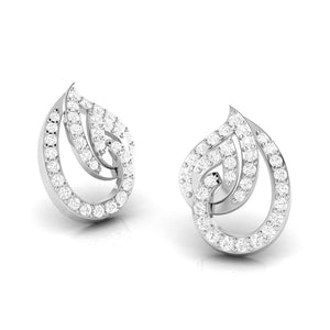 Platinum Earrings with Diamonds for Women JL PT E ST 2017