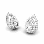 Load image into Gallery viewer, Beautiful Platinum Earrings with Diamonds for Women JL PT E ST 2021
