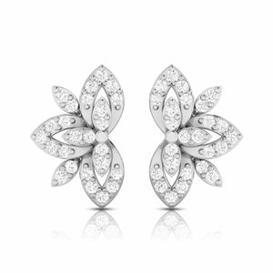 Beautiful Platinum Earrings with Diamonds for Women JL PT E ST 2022  VVS-GH Jewelove.US