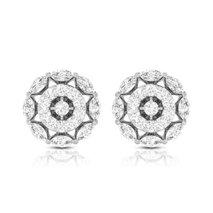Beautiful Platinum Earrings with Diamonds for Women JL PT E ST 2027  VVS-GH Jewelove.US