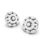 Load image into Gallery viewer, Beautiful Platinum Earrings with Diamonds for Women JL PT E ST 2027   Jewelove.US

