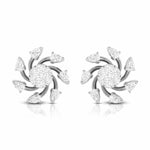 Load image into Gallery viewer, Beautiful Platinum Earrings with Diamonds for Women JL PT E ST 2028
