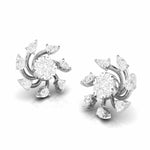 Load image into Gallery viewer, Beautiful Platinum Earrings with Diamonds for Women JL PT E ST 2028
