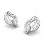 Load image into Gallery viewer, Beautiful Platinum Earrings with Diamonds for Women JL PT E ST 2029   Jewelove.US
