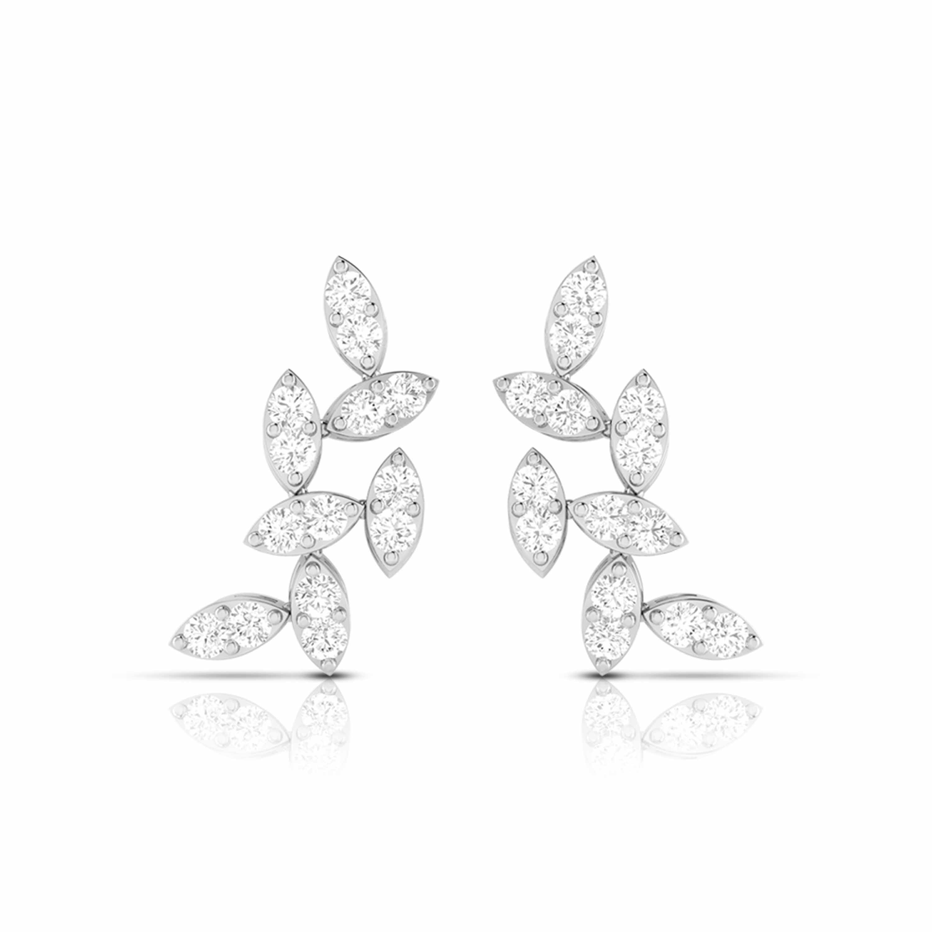 Iman Clear Earrings – JL Jewelry Co