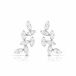 Load image into Gallery viewer, Beautiful Platinum Earrings with Diamonds for Women JL PT E ST 2032
