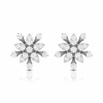 Load image into Gallery viewer, Beautiful Platinum Earrings with Diamonds for Women JL PT E ST 2043

