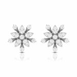 Load image into Gallery viewer, Beautiful Platinum Earrings with Diamonds for Women JL PT E ST 2043
