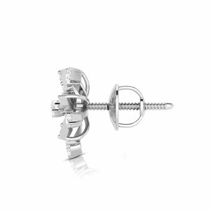 Beautiful Platinum Earrings with Diamonds for Women JL PT E ST 2043