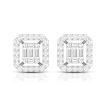Load image into Gallery viewer, Beautiful Platinum Earrings with Diamonds for Women JL PT E ST 2051
