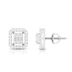Load image into Gallery viewer, Beautiful Platinum Earrings with Diamonds for Women JL PT E ST 2051
