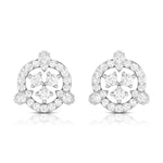 Load image into Gallery viewer, Beautiful Platinum Earrings with Diamonds for Women JL PT E ST 2058
