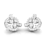 Load image into Gallery viewer, Beautiful Platinum Earrings with Diamonds for Women JL PT E ST 2058
