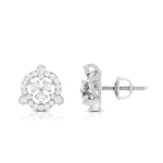 Load image into Gallery viewer, Beautiful Platinum Earrings with Diamonds for Women JL PT E ST 2058
