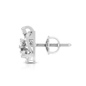 Beautiful Platinum Earrings with Diamonds for Women JL PT E ST 2058