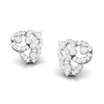 Load image into Gallery viewer, Beautiful Platinum Earrings with Diamonds for Women JL PT E ST 2061
