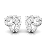 Load image into Gallery viewer, Beautiful Platinum Earrings with Diamonds for Women JL PT E ST 2061
