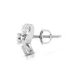 Load image into Gallery viewer, Beautiful Platinum Earrings with Diamonds for Women JL PT E ST 2061
