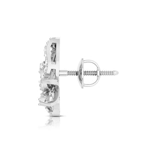 Beautiful Platinum Earrings with Diamonds for Women JL PT E ST 2063