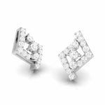 Load image into Gallery viewer, Beautiful Platinum Earrings with Diamonds for Women JL PT E ST 2064
