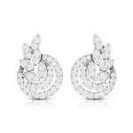 Load image into Gallery viewer, Beautiful Platinum Earrings with Diamonds for Women JL PT E ST 2065
