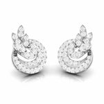 Load image into Gallery viewer, Beautiful Platinum Earrings with Diamonds for Women JL PT E ST 2065
