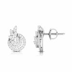 Load image into Gallery viewer, Beautiful Platinum Earrings with Diamonds for Women JL PT E ST 2065
