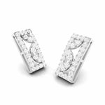 Load image into Gallery viewer, Beautiful Platinum Earrings with Diamonds for Women JL PT E ST 2069
