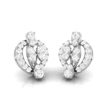 Load image into Gallery viewer, Beautiful Platinum Earrings with Diamonds for Women  JL PT E ST 2071   Jewelove.US

