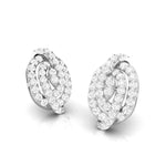 Load image into Gallery viewer, Beautiful Platinum Earrings with Diamonds for Women JL PT E ST 2072   Jewelove.US
