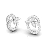 Load image into Gallery viewer, Beautiful Platinum Earrings with Diamonds for Women JL PT E ST 2090   Jewelove.US
