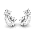 Load image into Gallery viewer, Beautiful Platinum Earrings with Diamonds for Women JL PT E ST 2093   Jewelove.US
