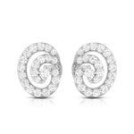 Load image into Gallery viewer, Beautiful Platinum Earrings with Diamonds for Women JL PT E ST 2100   Jewelove.US
