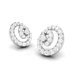Load image into Gallery viewer, Beautiful Platinum Earrings with Diamonds for Women JL PT E ST 2100   Jewelove.US
