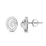 Load image into Gallery viewer, Beautiful Platinum Earrings with Diamonds for Women JL PT E ST 2100   Jewelove.US
