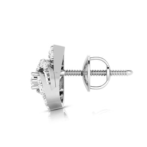 Beautiful Platinum Earrings with Diamonds for Women JL PT E ST 2100   Jewelove.US