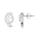 Load image into Gallery viewer, Beautiful Platinum Earrings with Diamonds for Women JL PT E ST 2102   Jewelove.US
