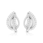 Load image into Gallery viewer, Beautiful Platinum Earrings with Diamonds for Women JL PT E ST 2103
