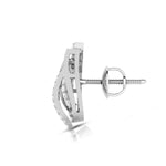 Load image into Gallery viewer, Beautiful Platinum Earrings with Diamonds for Women JL PT E ST 2103
