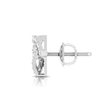 Load image into Gallery viewer, Beautiful Platinum Earrings with Diamonds for Women JL PT E ST 2104
