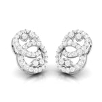 Load image into Gallery viewer, Beautiful Platinum Earrings with Diamonds for Women JL PT E ST 2106
