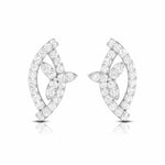 Load image into Gallery viewer, Beautiful Platinum Earrings with Diamonds for Women JL PT E ST 2107
