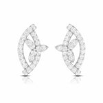 Load image into Gallery viewer, Beautiful Platinum Earrings with Diamonds for Women JL PT E ST 2107
