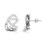 Load image into Gallery viewer, Beautiful Platinum Earrings with Diamonds JL PT E ST 2205
