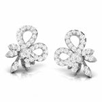 Load image into Gallery viewer, Beautiful Platinum Earrings with Diamonds JL PT E ST 2206
