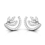 Load image into Gallery viewer, Beautiful Platinum Earrings with Diamonds JL PT E ST 2209
