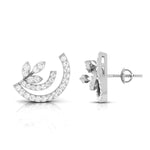 Load image into Gallery viewer, Beautiful Platinum Earrings with Diamonds JL PT E ST 2209
