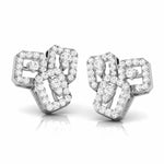 Load image into Gallery viewer, Beautiful Platinum Earrings with Diamonds JL PT E ST 2212
