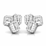 Load image into Gallery viewer, Beautiful Platinum Earrings with Diamonds JL PT E ST 2212
